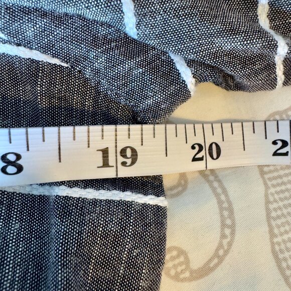 Koy Resort Grey Chambray Striped Swim  Cover Up Tunic NWT - Picture 7 of 9